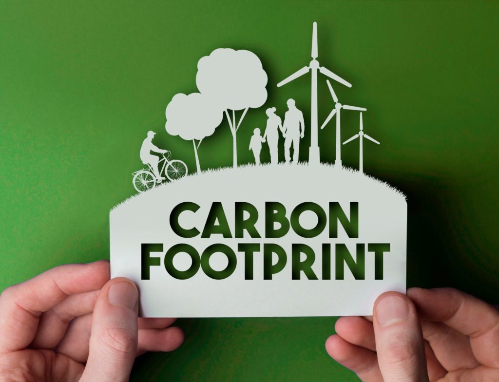 Carbon footprint zero emissioni co2 sviluppo sostenibile
